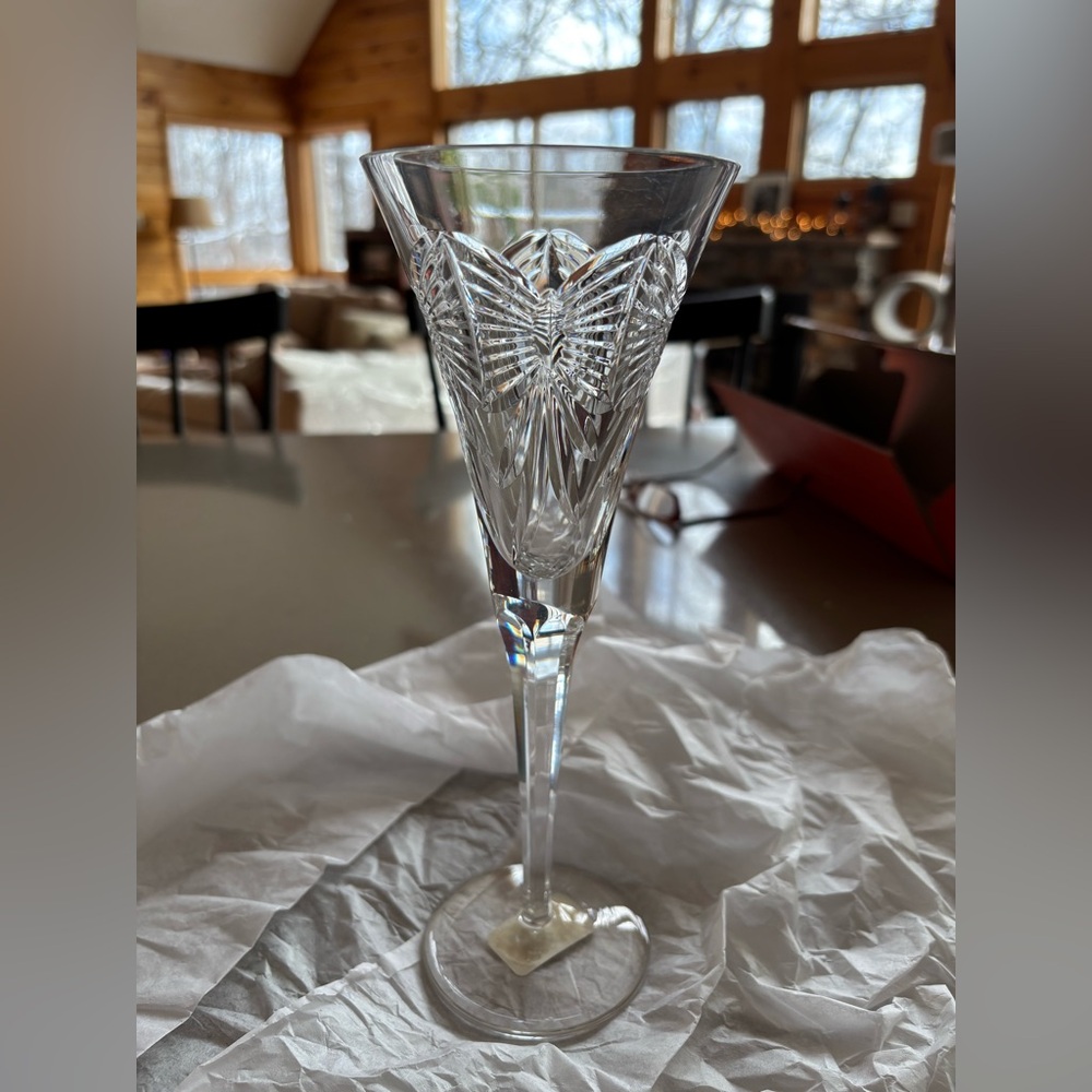 Single Waterford Crystal Champagne Glass